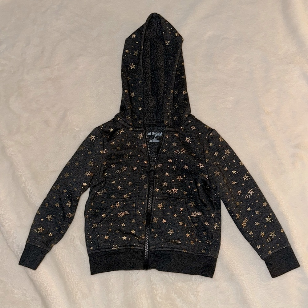 Cat & Jack Star Hoodie - Size: 2T